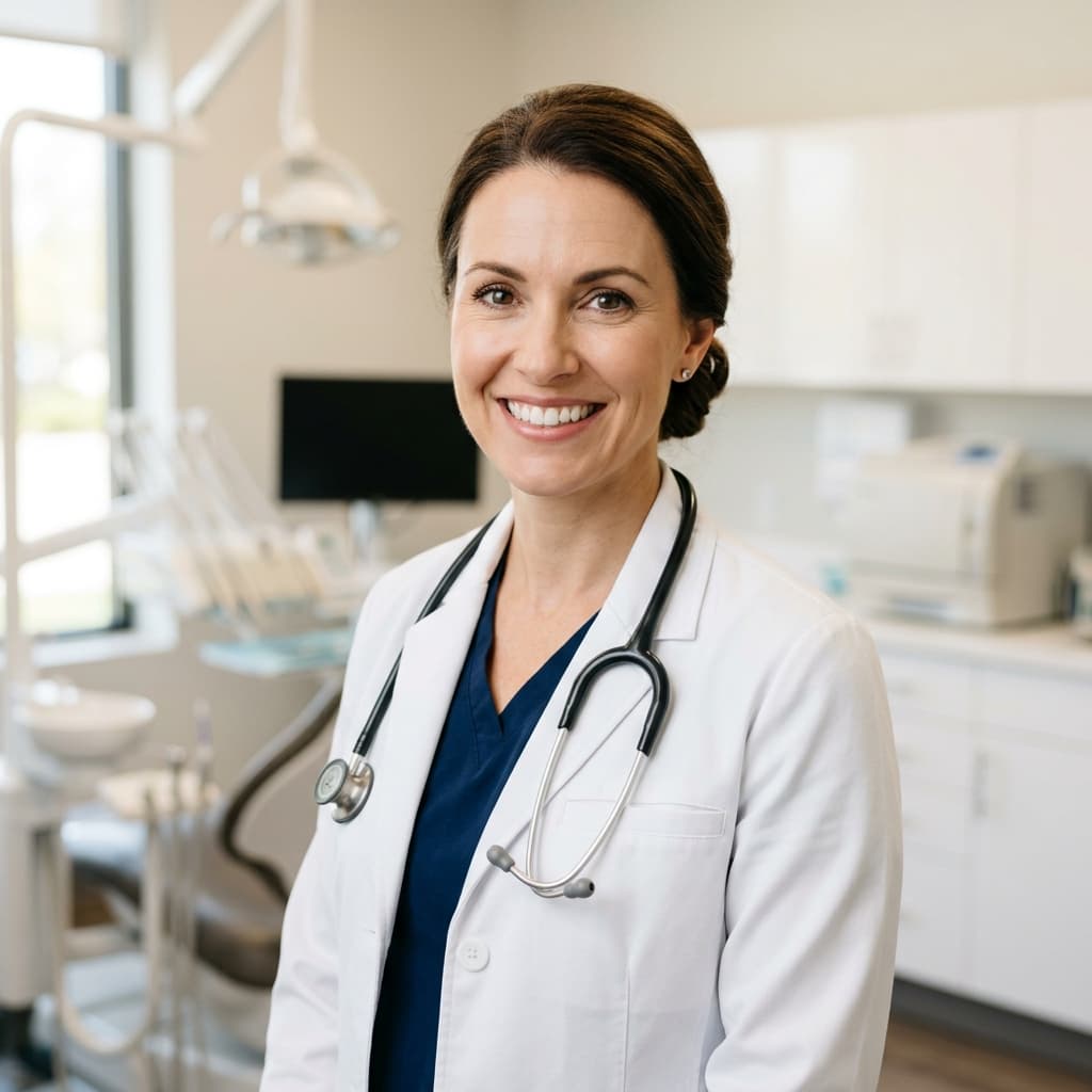 Dr. Sarah Mitchell — Lead Dental Surgeon & Founder